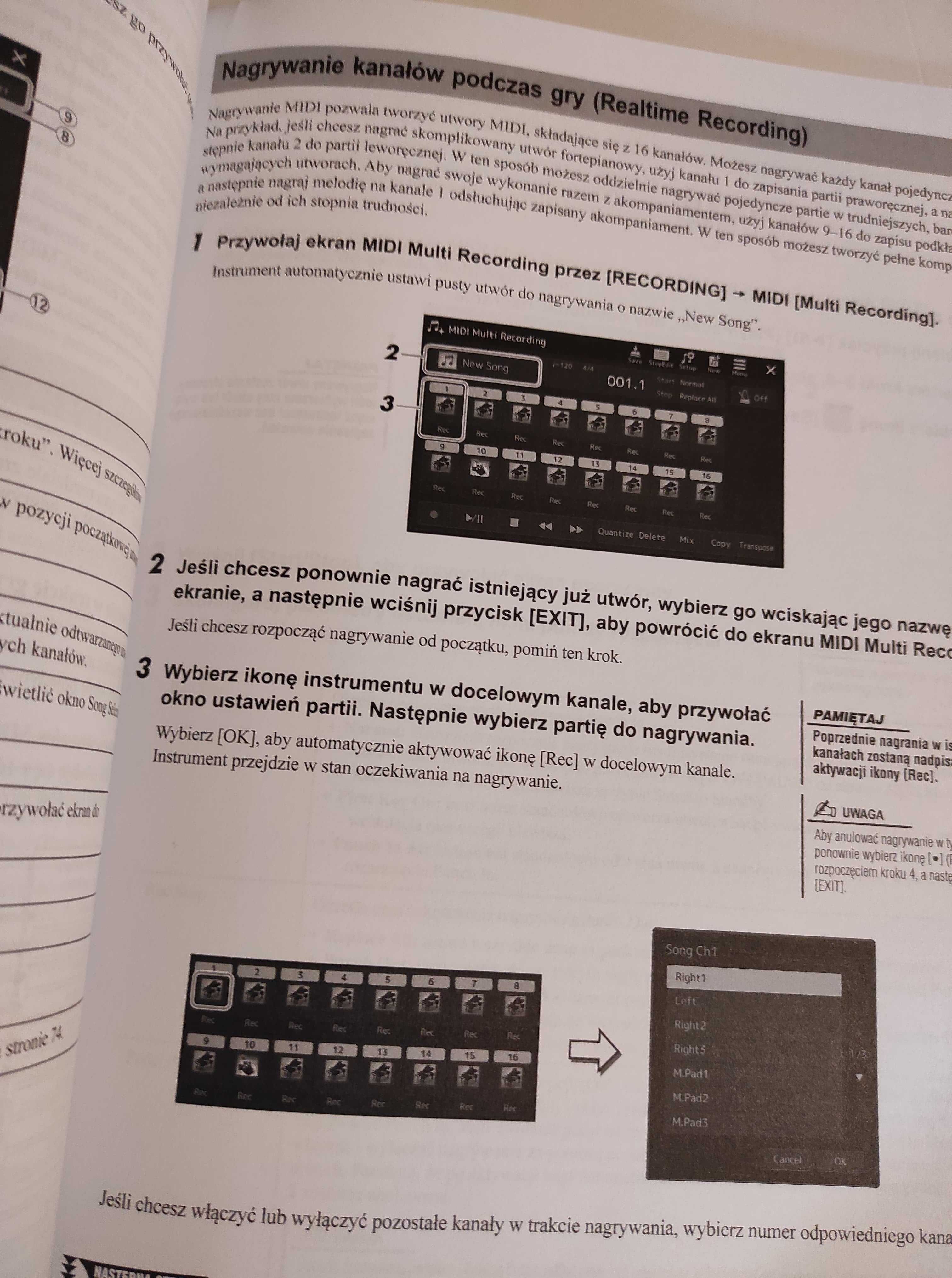 Yamaha PSR - SX700 900 Instrukcja Obsługi Referencyjna Zaawansowana