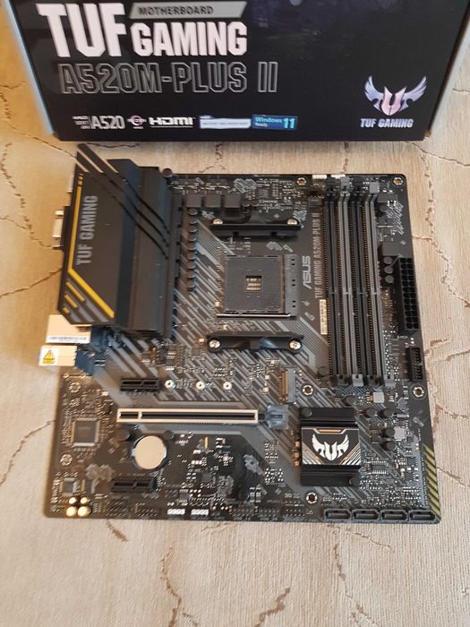 Материнська плата Asus TUF Gaming A520M-Plus II