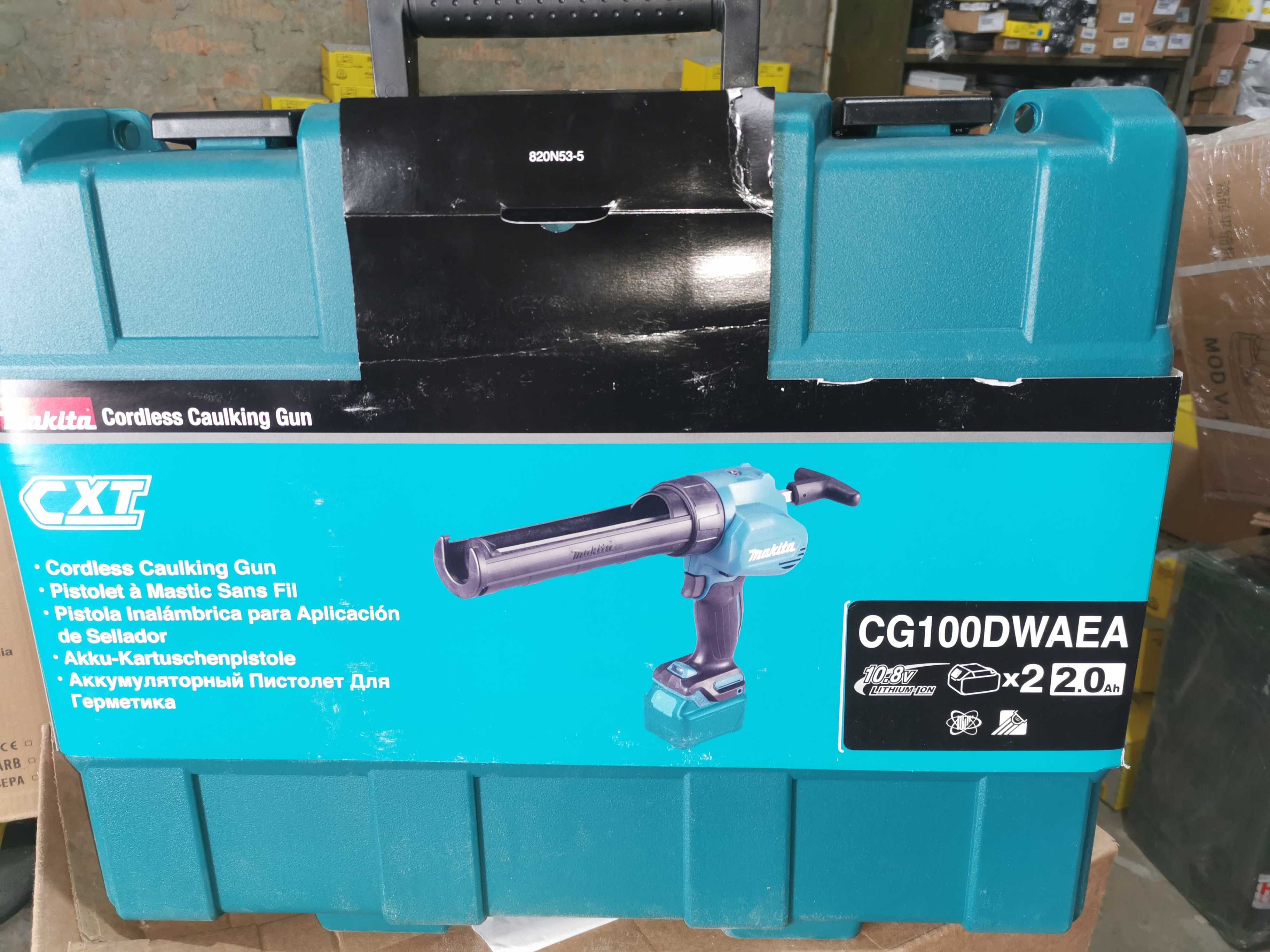 Аккумуляторный пистолет для герметика Makita CG100DWAEA (CG100DWAEA)