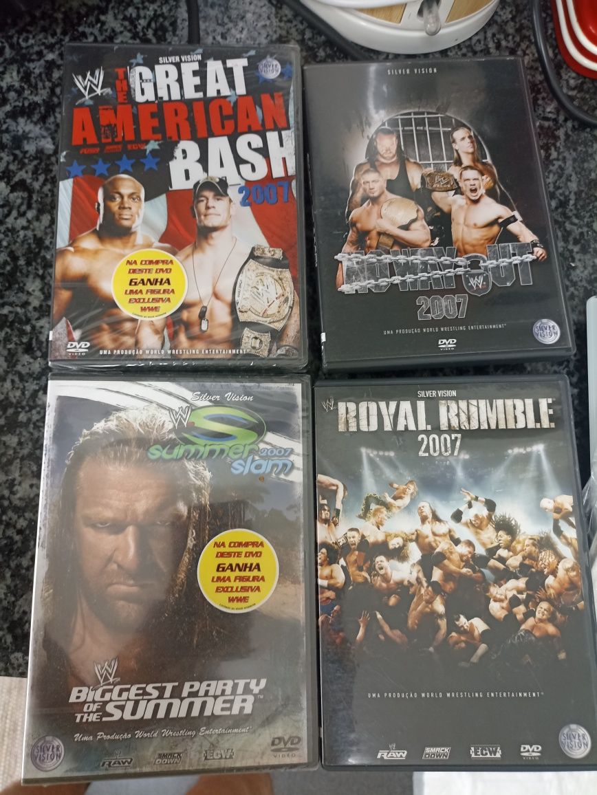 Coleção DVDs WWE 2007