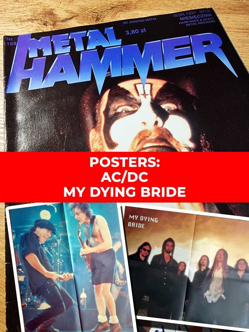Metal Hammer 2/1997 - King Diamond, Plakaty: AC/DC i My Dying Bride