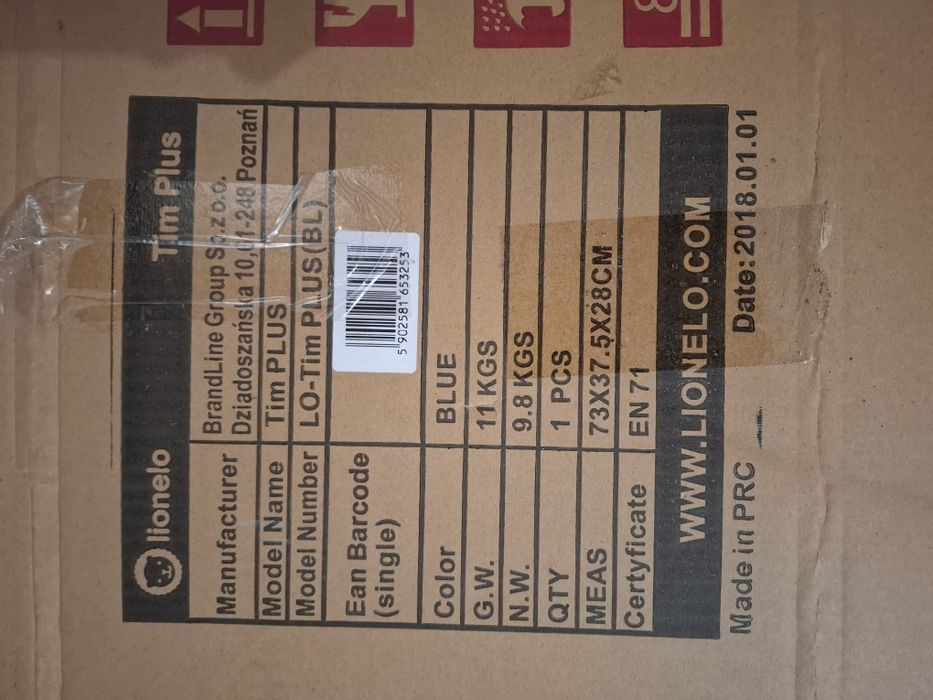 Rowerek Lionelo trójkołowy