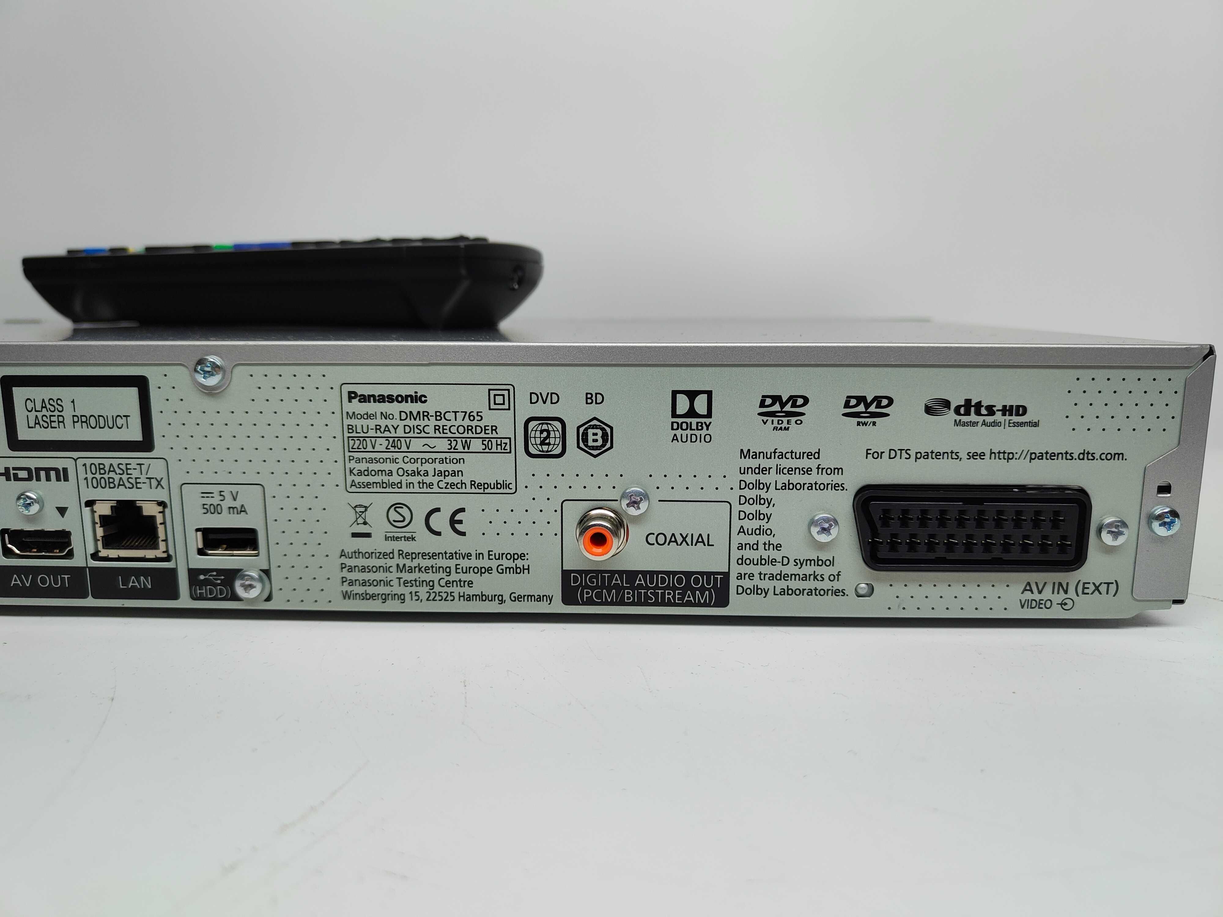 Panasonic DMR-BCT765EG nagrywarka Blu-ray pilot