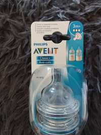 Philips Avent Classic smoczek do butelki 3m+