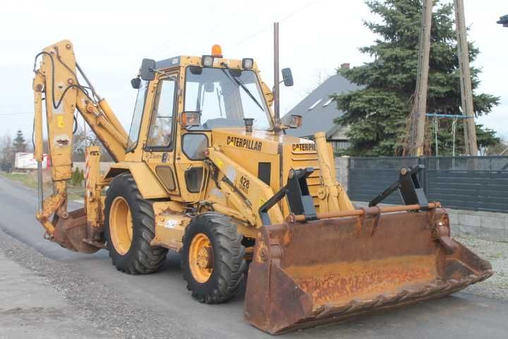 Koparko-ładowarka CAT 428 II 428B  volvo JCB Case Terex Hitachi 4x4