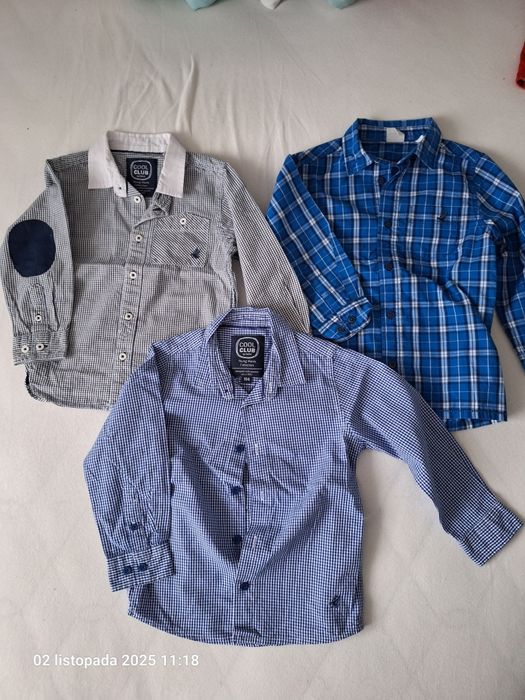 3 koszule chłopięce Cool Club