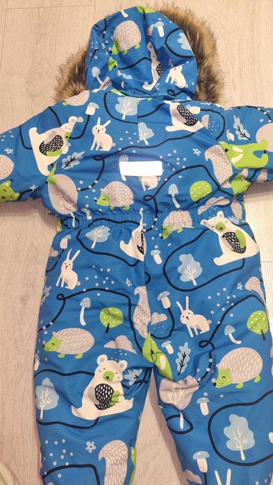 Зимовий комбінезон на хлопчика р.74