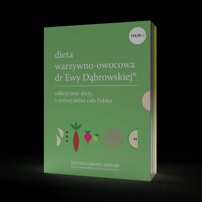 PAKIET Dieta warzywno-owocowa dr Ewy Dąbrowskiej