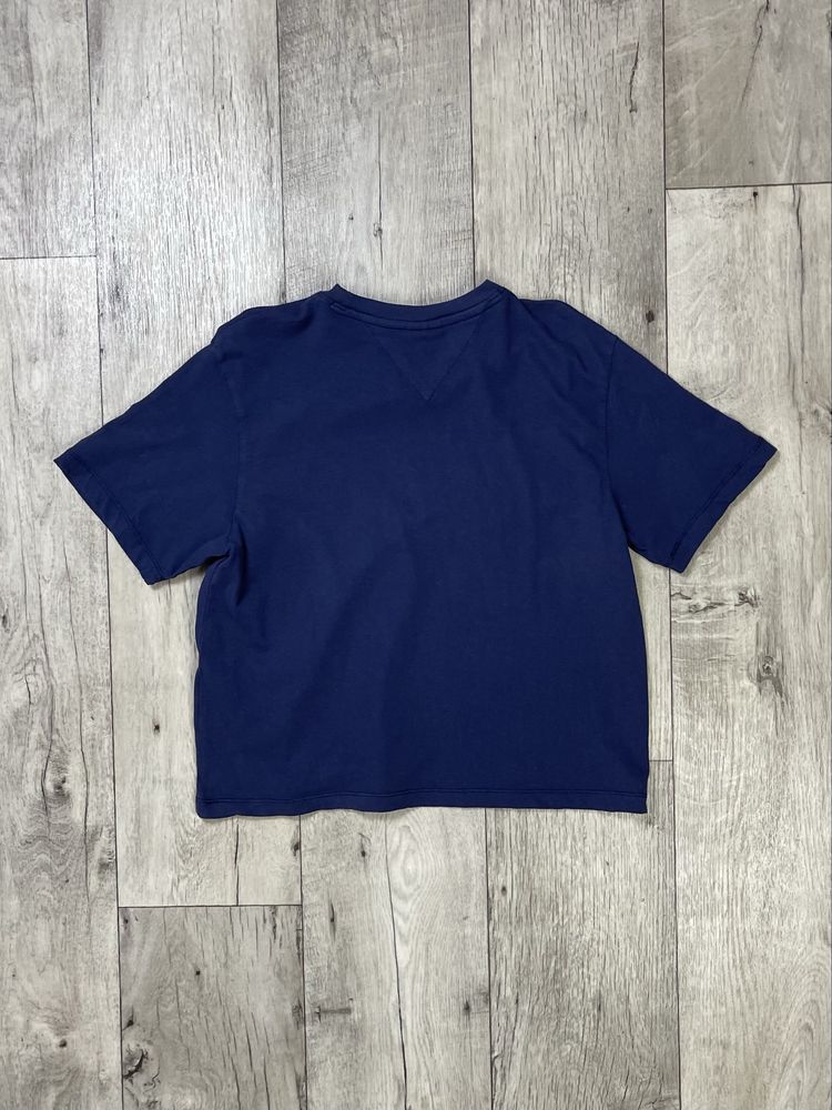 Tommy Hilfiger Jeans футболка M размер женская синяя сизая
