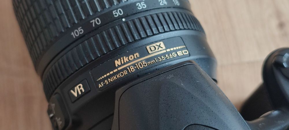 Nikon D3100 obiektyw 18-105