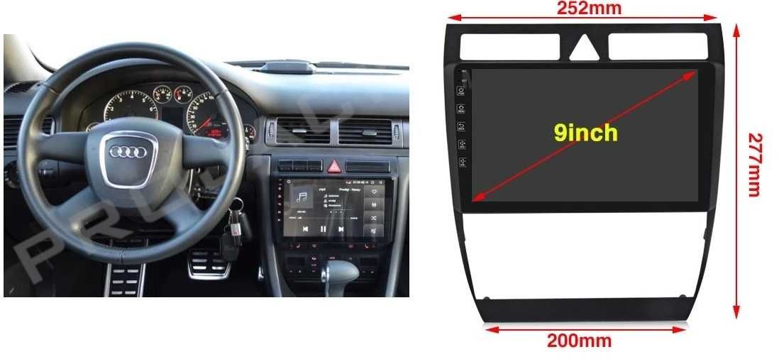 Radio GPS Android Audi A6 C5 Wi-Fi USB Bluetooth