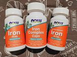 Now Foods железо 18 36 мг комплекс 27 Iron double strength complex