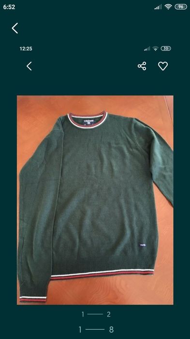 Модный свитер мужской  Tommy Hilfiger terranova.