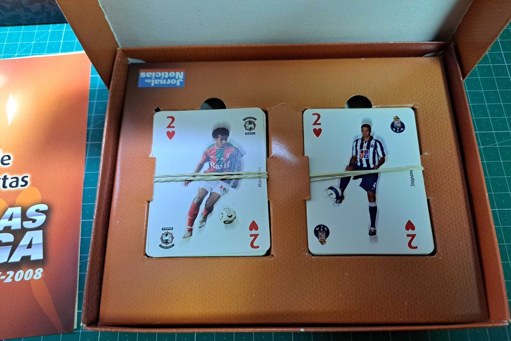 Cartas de jogar Estrelas da 1ª Liga dois mil e sete/dois mil e oito.