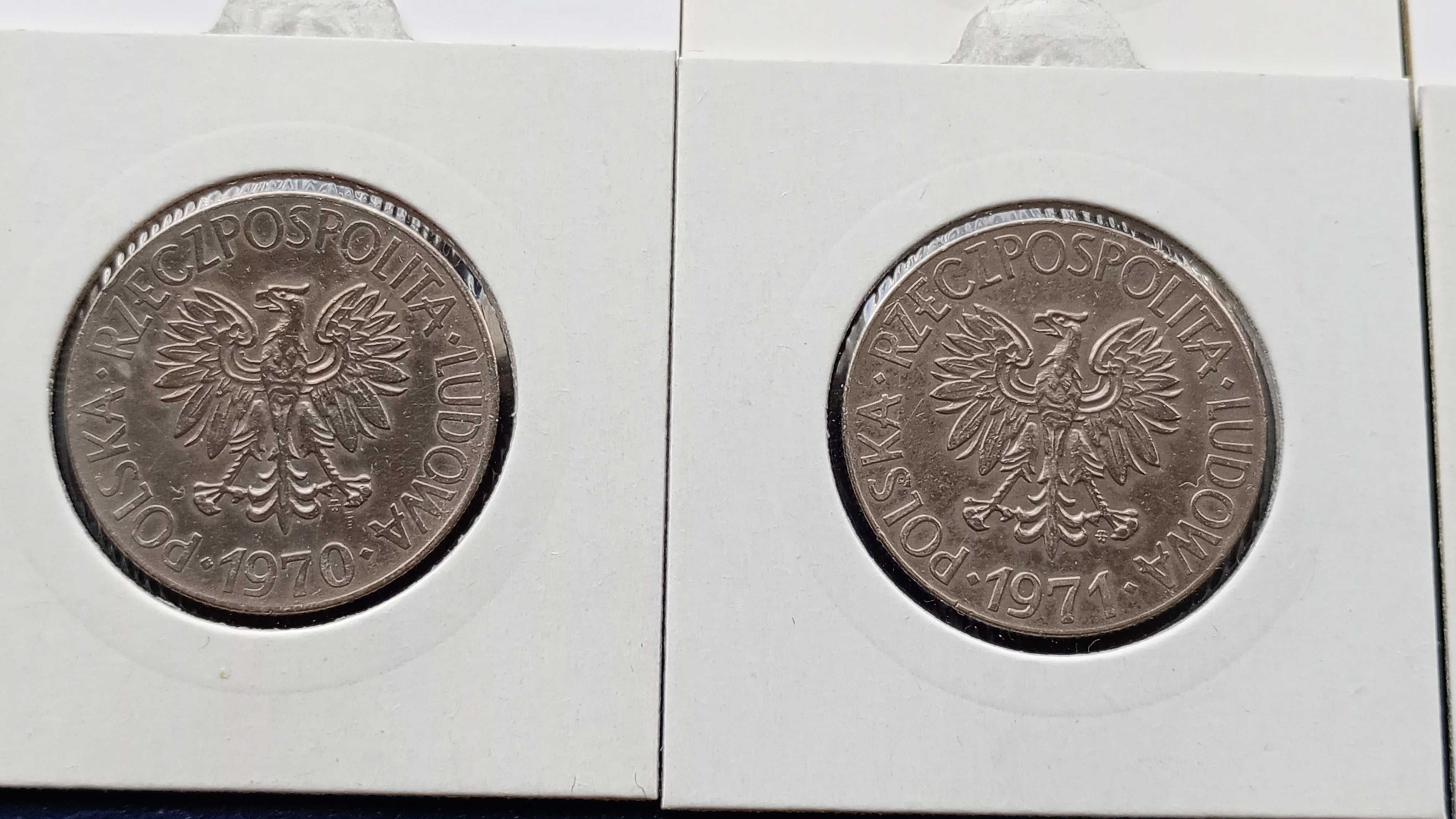 Stare monety 10 złotych Tadeusz Kościuszko wszystkie roczniki 8 monet