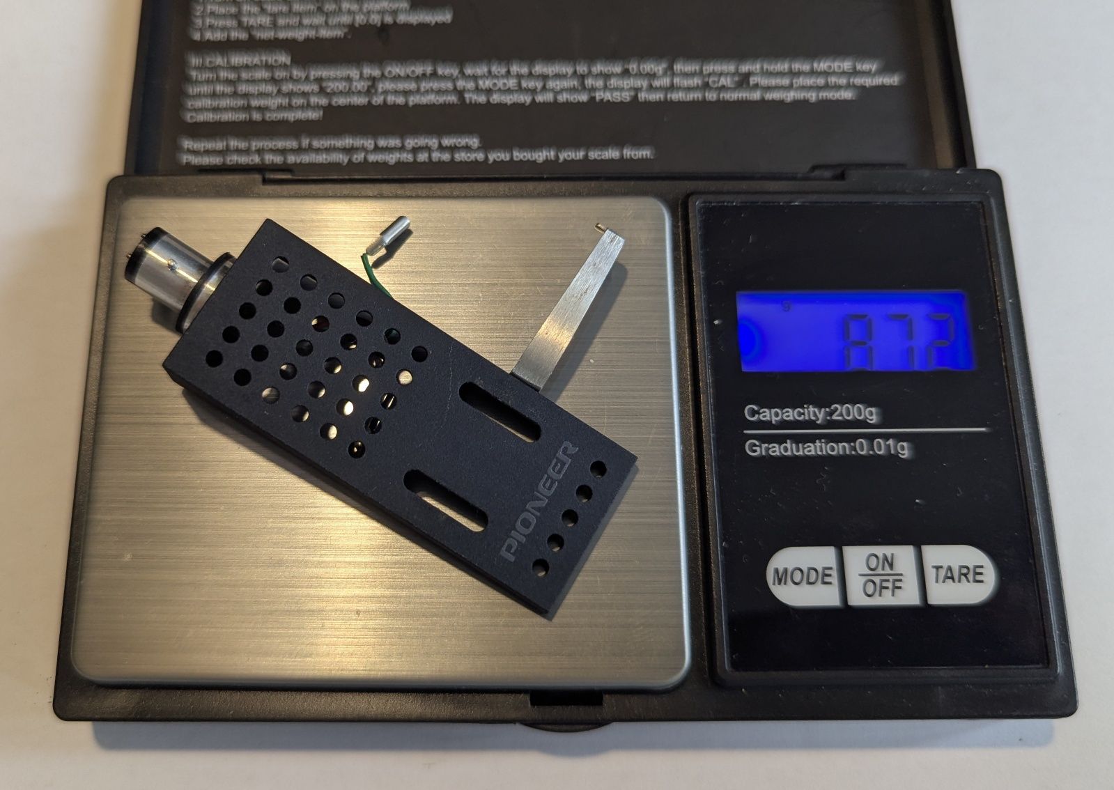 Headshell koszyk gramofonowy Pioneer JP-503