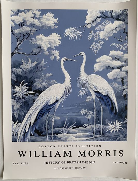 Gobelin na płótnie/William Morris/Two Crane