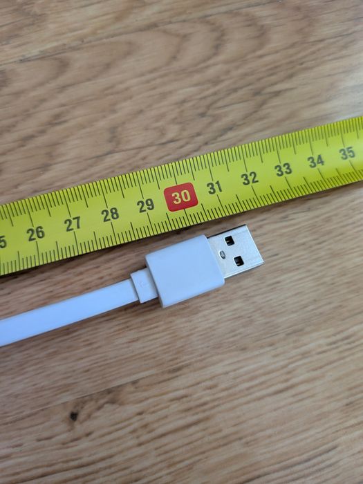 Kabel micro USB do USB-A, 31 cm długości