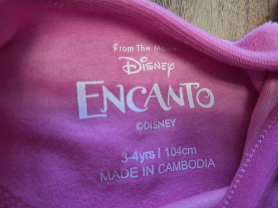 Ciepła pizama dziewczęca rozm 104 Disney Encanto Primark