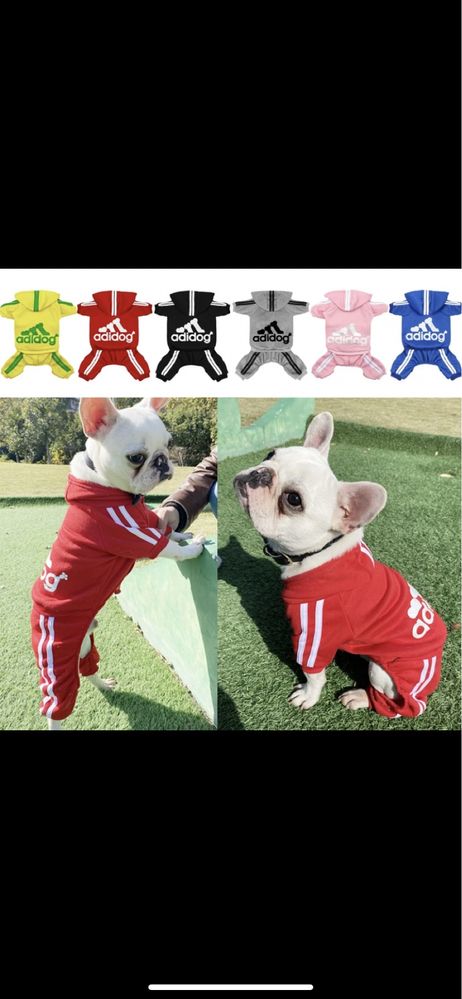 Спортивный костюм для собаки XL адидог