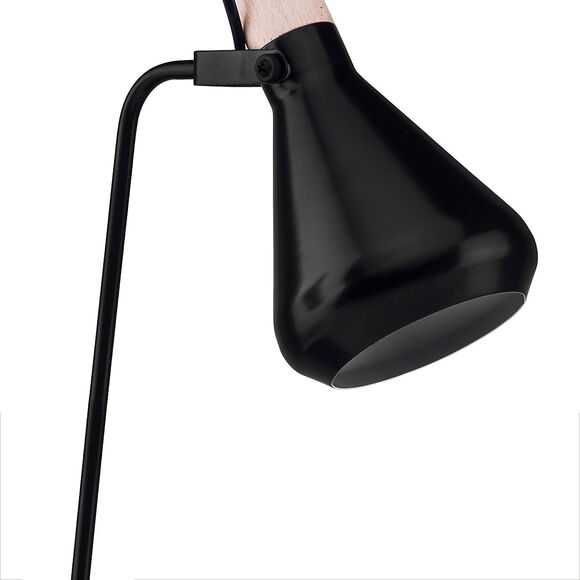 Lampa Podłogowa 156cm Czarna + GRATIS