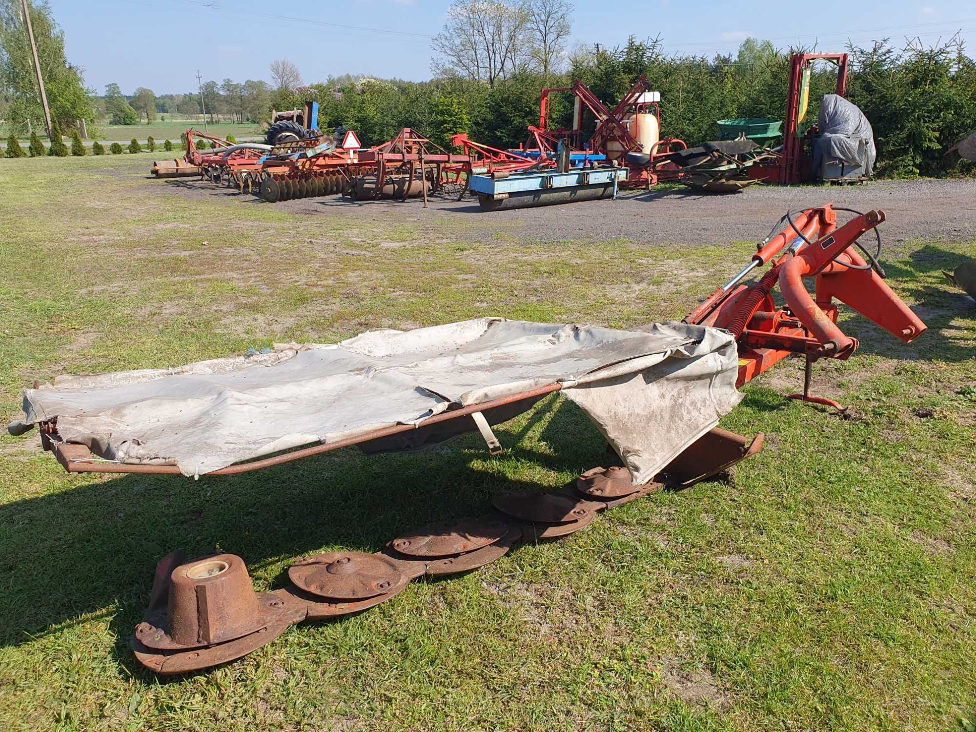 Kosiarka bębnowa Niemeyer 250cm. Kuhn disc 2m. transport.