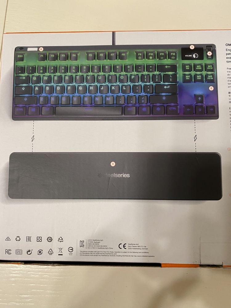 Клавіатура SteelSeries Apex Pro TKL RGB OmniPoint Switches Black 64734