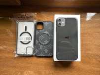 Iphone 11 128gb Neverlock Space Gray комплект чехли