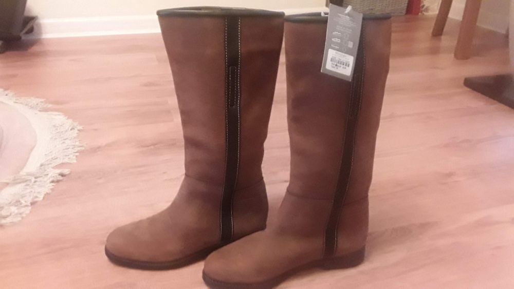 Bota de senhora " El CORTE INGLÊS "em pele numero 39