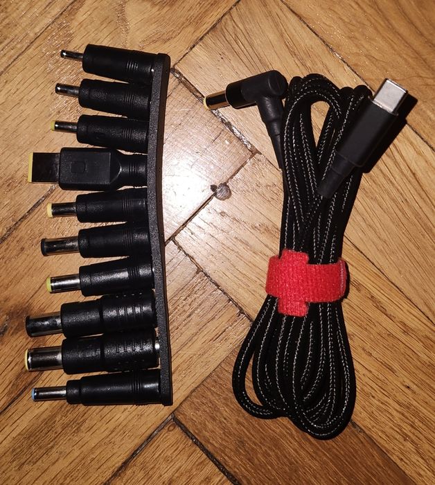 Кабель живлення для ноутбука PD100W / 5.5X2.5 / 18.5-20V / Type-C