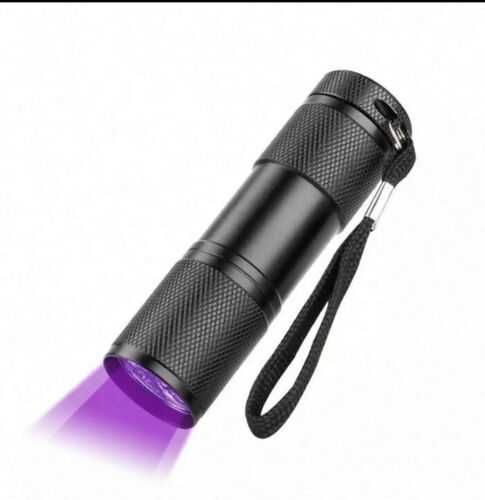 Lanterna Luz Negra Ultravioleta UV Fluorescente NOVA