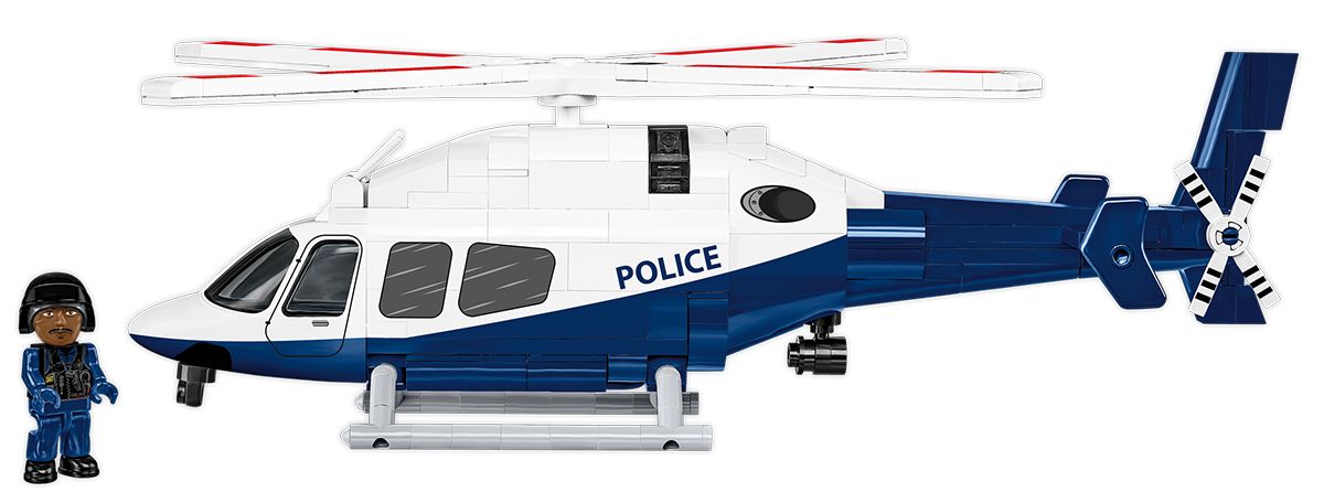 Klocki Cobi 26630 Helikopter Model Bell 429- Police Action Town 254 El