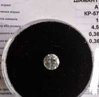 Каблучка з діаманти природні,бриллианты,0,35 ct., 4,5 мм.