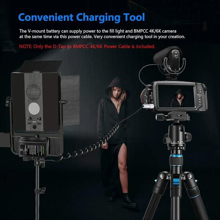 Кабель живлення D-tap для BMPCC 4K,6К (витий)