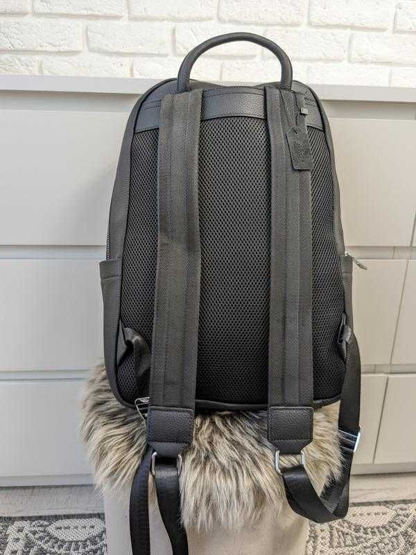 Фото реальні! Шкіряний рюкзак для ноутбука з ортопедичною спинкою