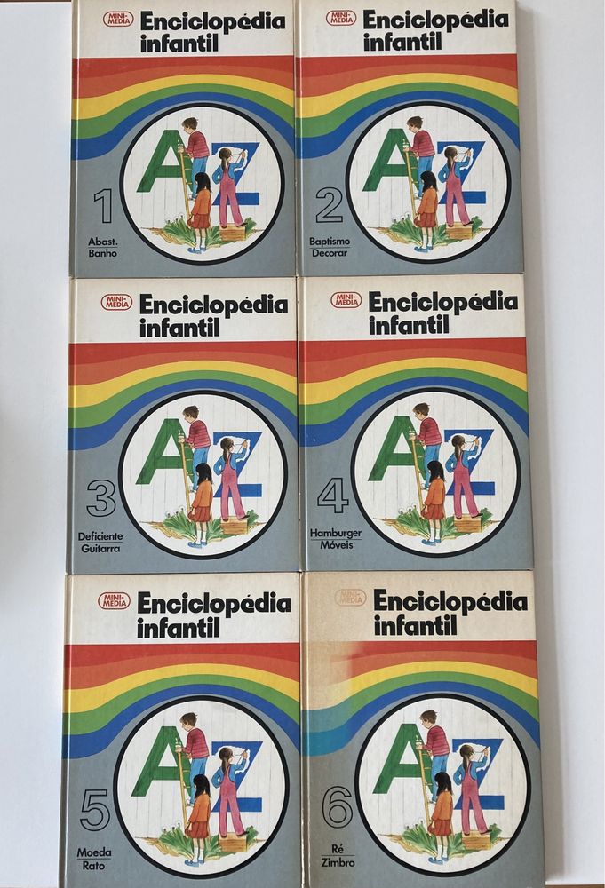 Enciclopédia Infantil Vintage Anos 80 (Completa - 6 Volumes )