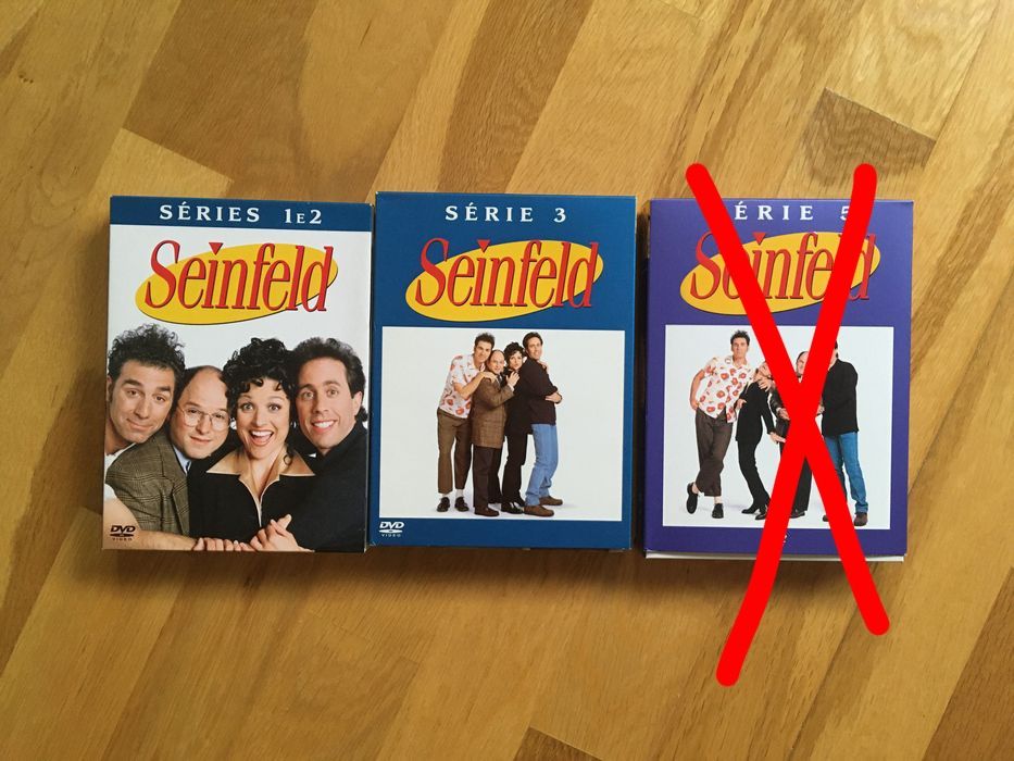 Seinfeld DVD Temporadas 1+2 e 3
