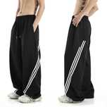 Штани “Adidas & Balenciaga” типу. Широкі baggy штаны широкие бегги