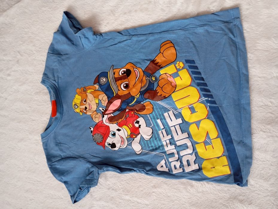 Koszulki bawełniane Psi Patrol 128/134