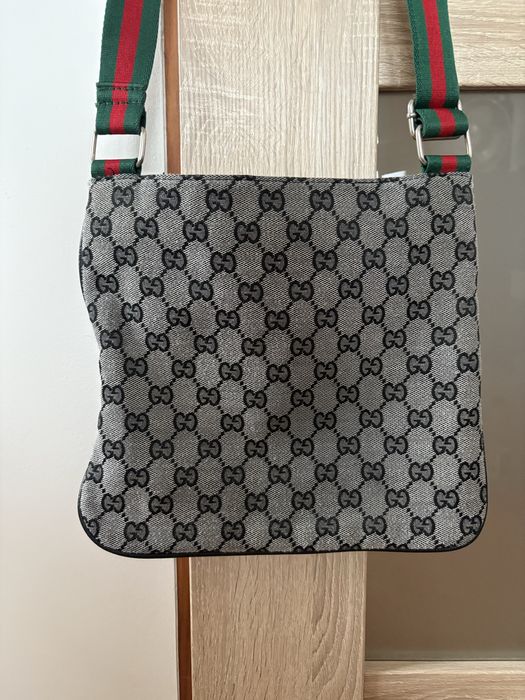 Torebka na ramię Gucci szara