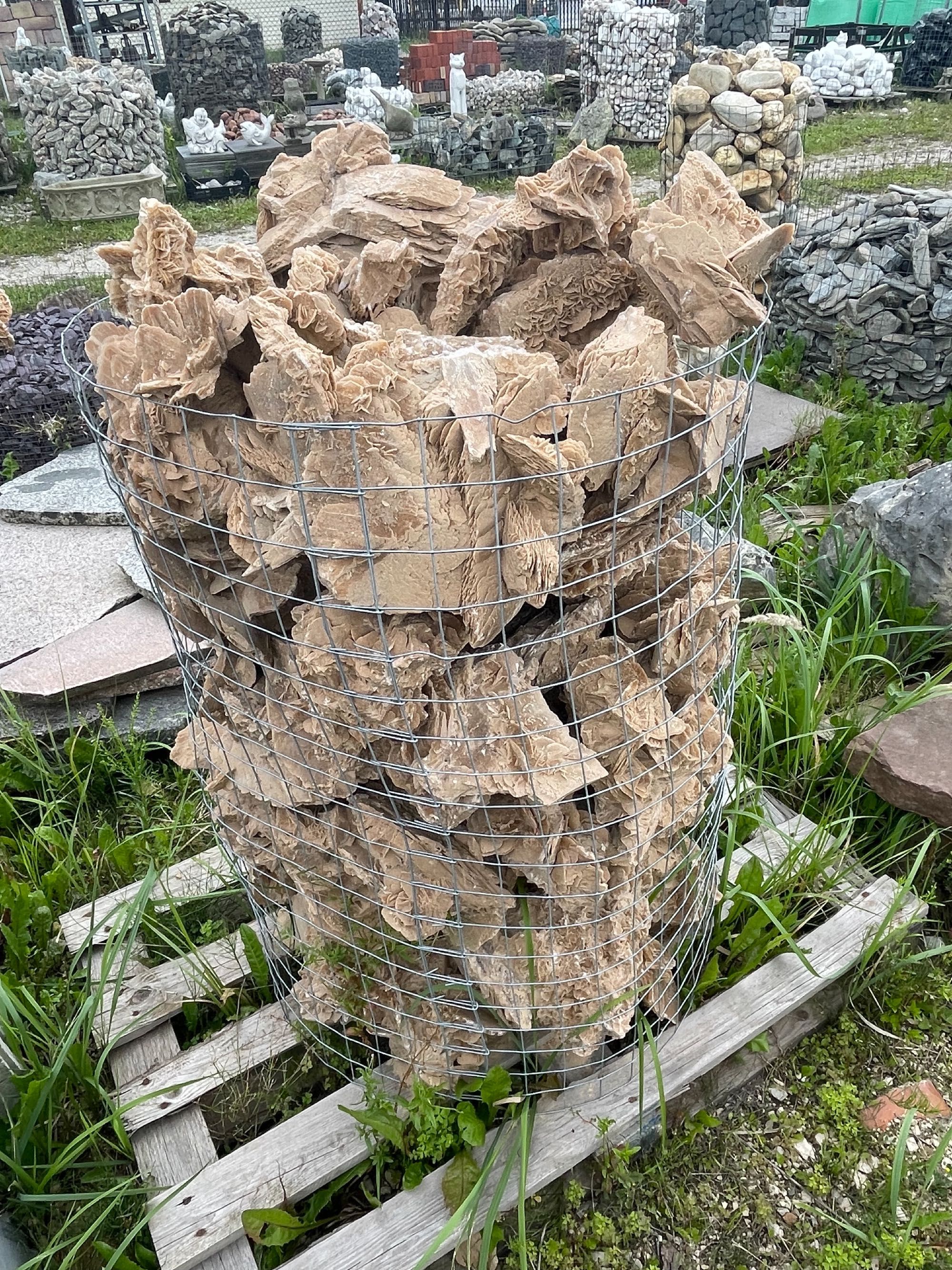 RÓŻA PUSTYNI - Kwiat Pustyni Kamień do Akwarium Skała Terrarium Malawi