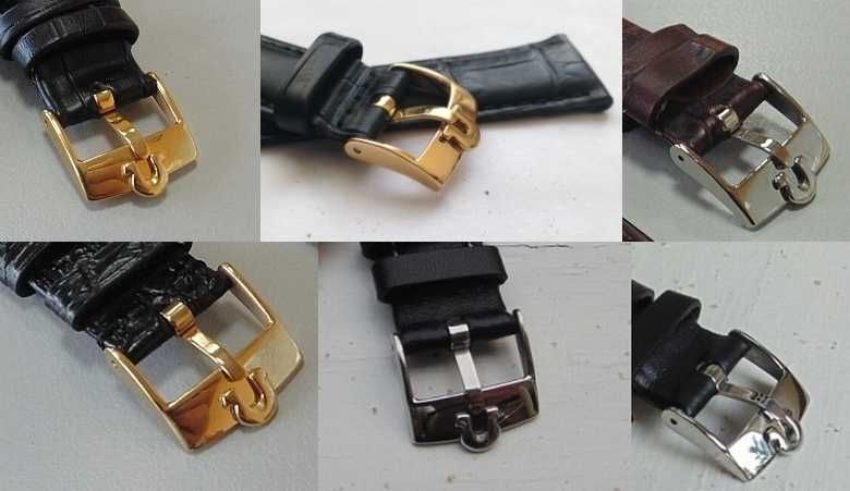 Sprzączka klamra z logo Omega 16mm 18mm rose gold srebrna złota