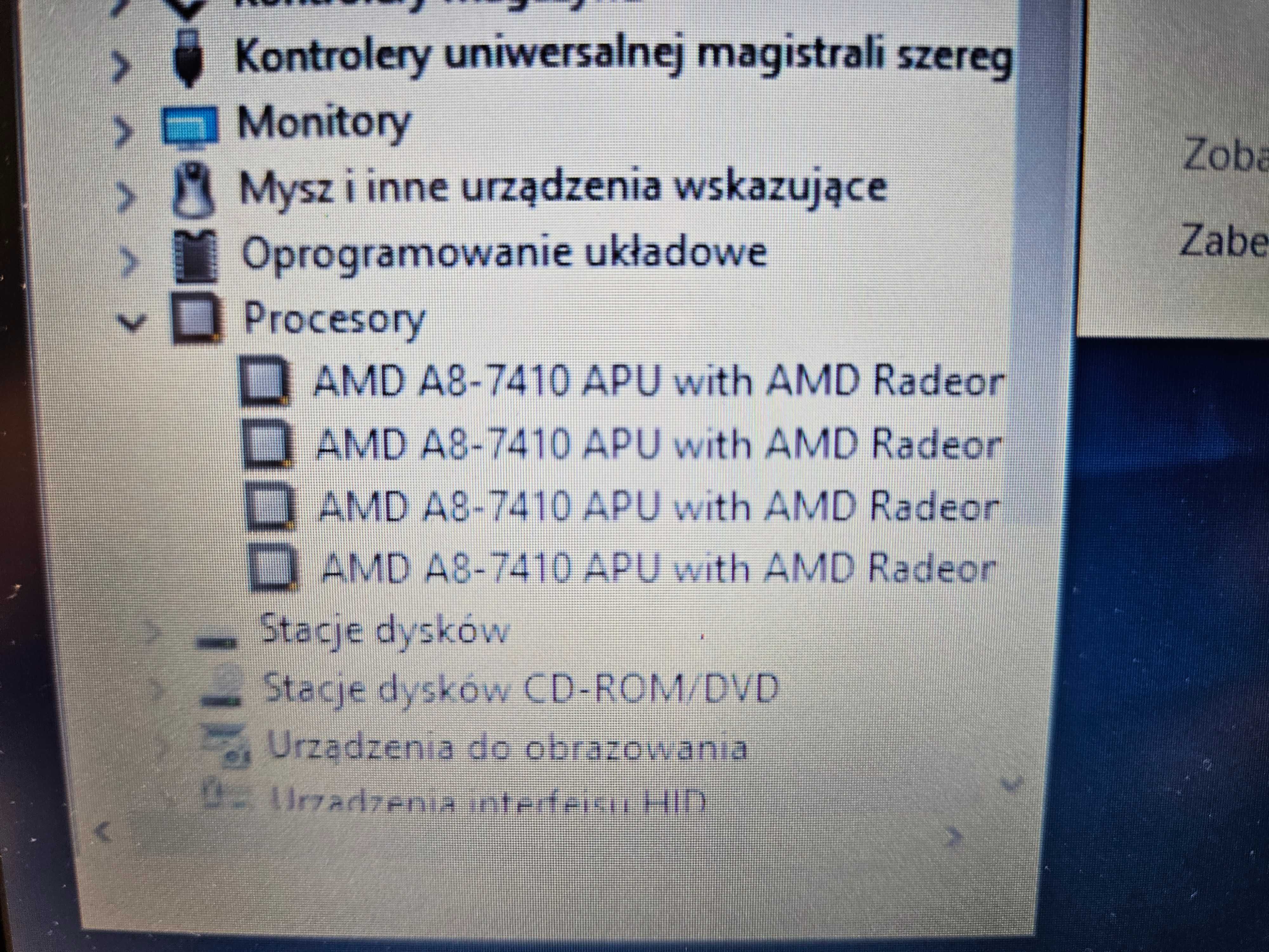Laptop GAMINGOWY HP 15' A8 I7 8x2.50/AMD RADEON 5GB/16gbRAM/ssd/FHD