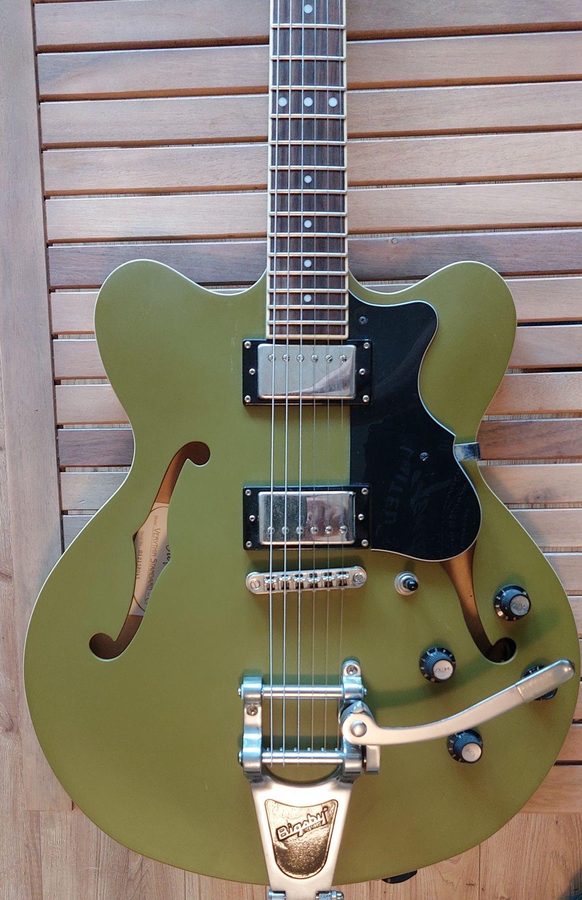 Gitara Hofner Verythin Bigsby Hollow body nie Sheraton/ES 335