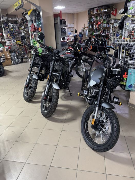 Мотоцикл GEON Scrambler, 250cc. Доставка.