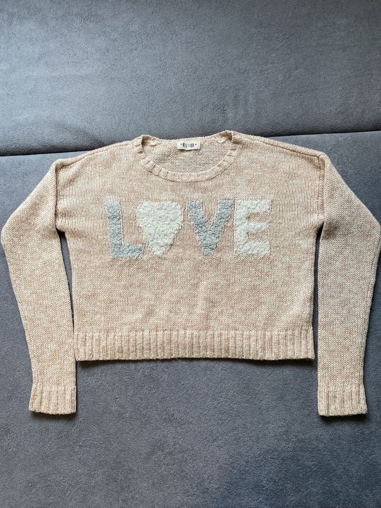 Krótki sweter oversize New Look rozmiar M/L
