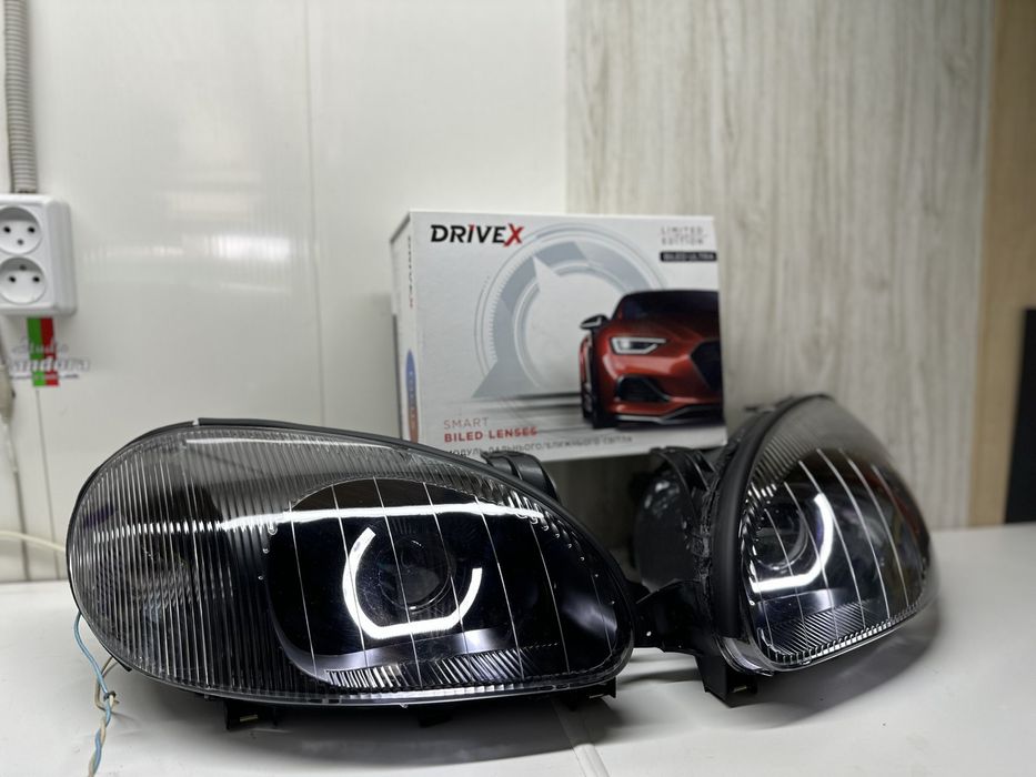 Стопы ланос  установка лінз LED лампи реле поворотів фары на ланос Led