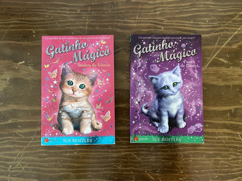 Livros da coleção Gatinho Mágico