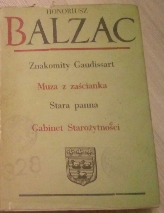 Honoriusz Balzac Komedia ludzka tom IX, Stara Panna, 1958