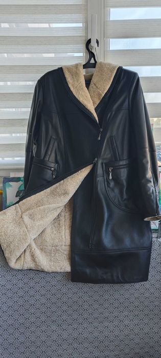 Дубленка жіноча шкіра+овчина